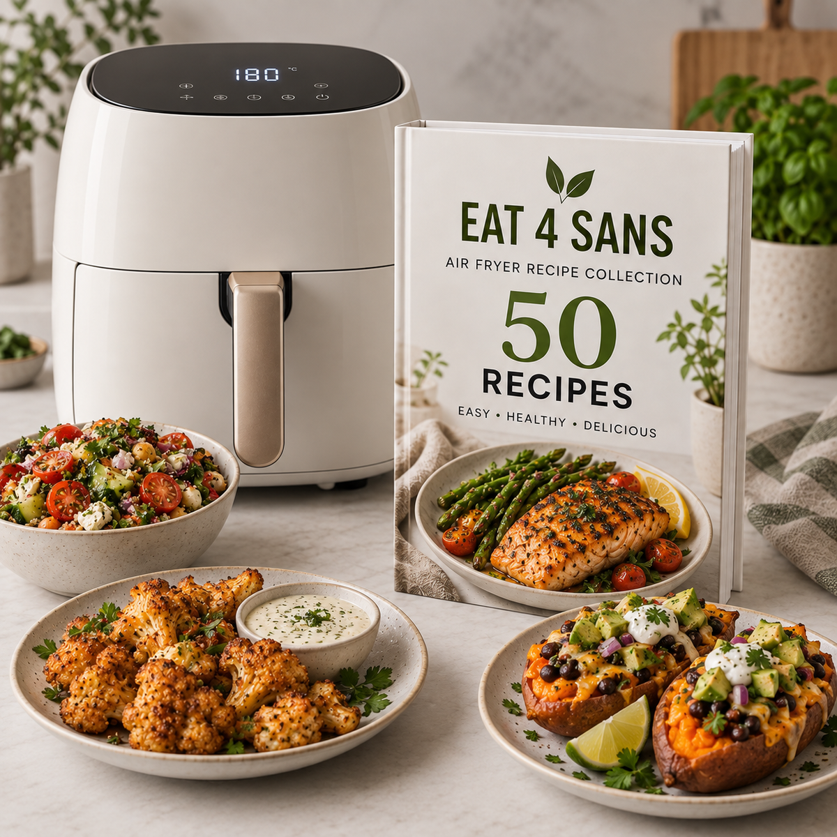 THE ESSENTIAL COLLECTION — 50 AIR FRYER RECIPES